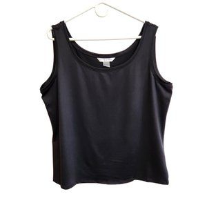 NEW Peter Nygard Dressy Black Shell, Tank Top, Size 1X